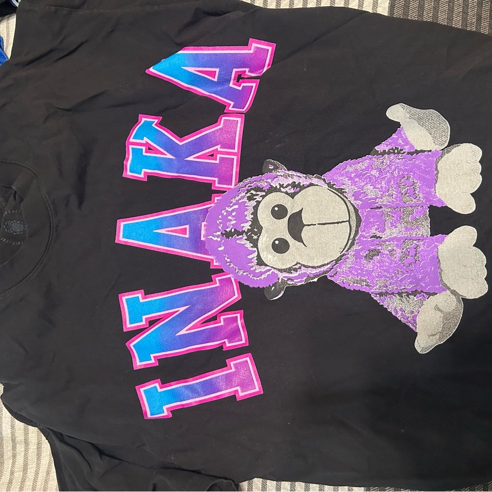 INAKA Graphic T-Shirt - Black and Purple